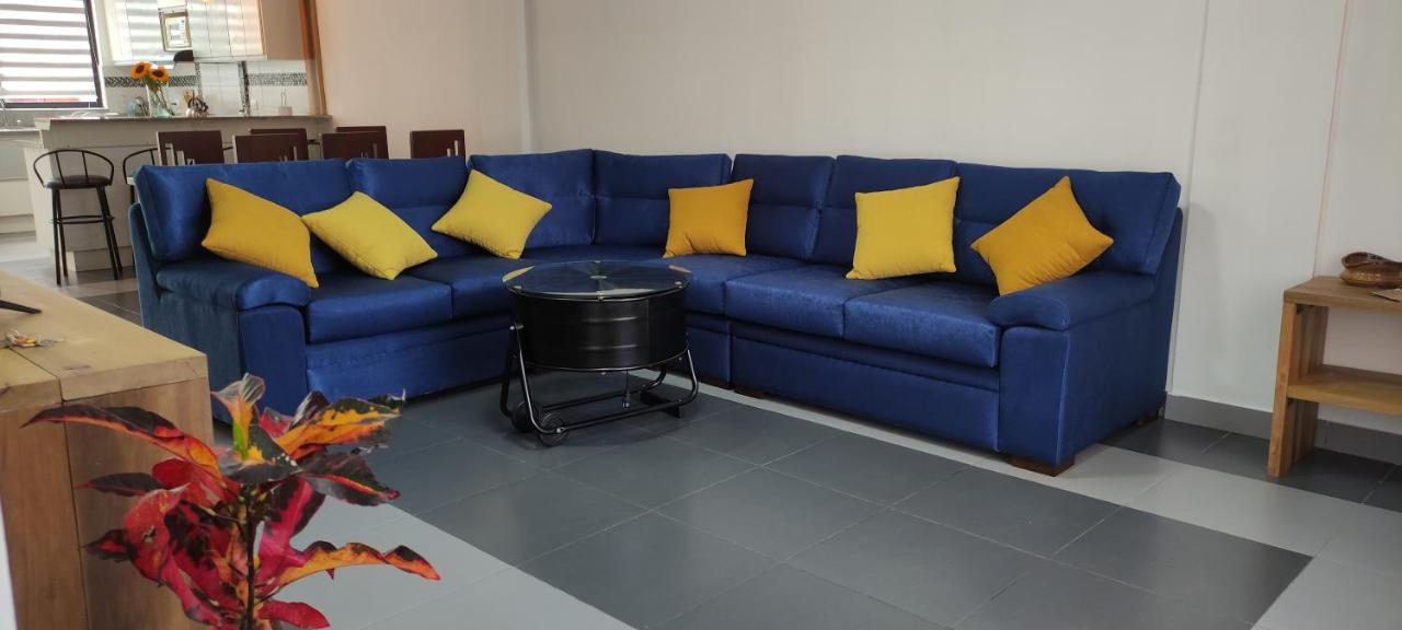 Elegante apartamento con vistas al volcán Tunguraua Baños Exterior foto